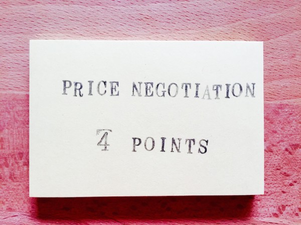 値引き交渉の４つのポイント
